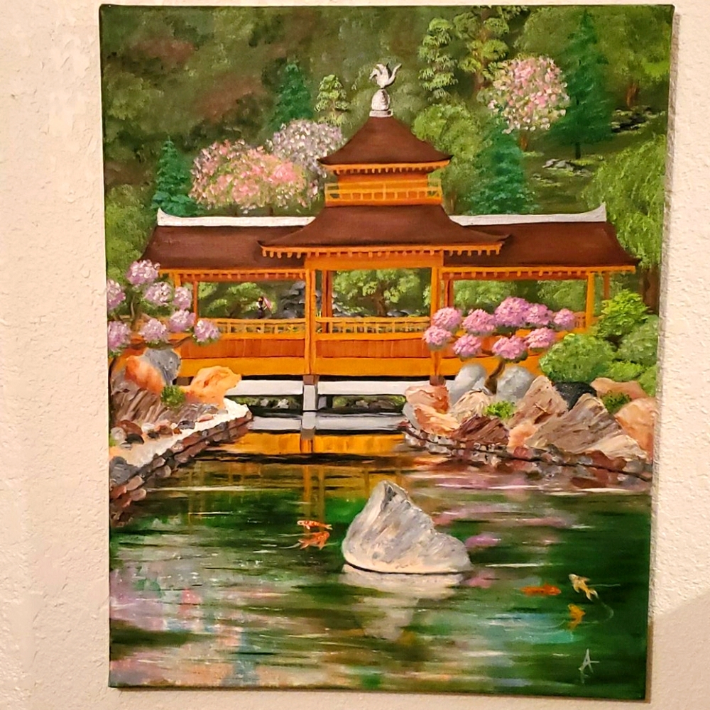 'Zen Garden' Origional Oil Painting!